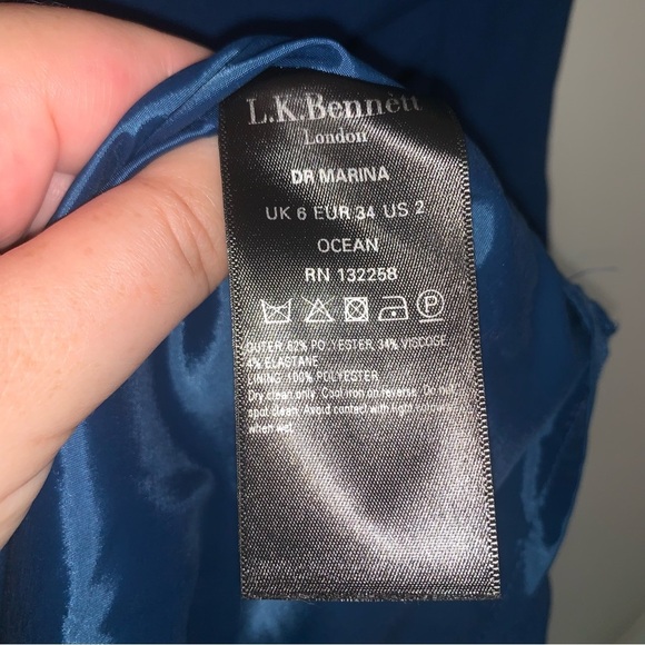 LK Bennett Blue Dress “Davina” ASO Kate Middleton 2 - Picture 12 of 16